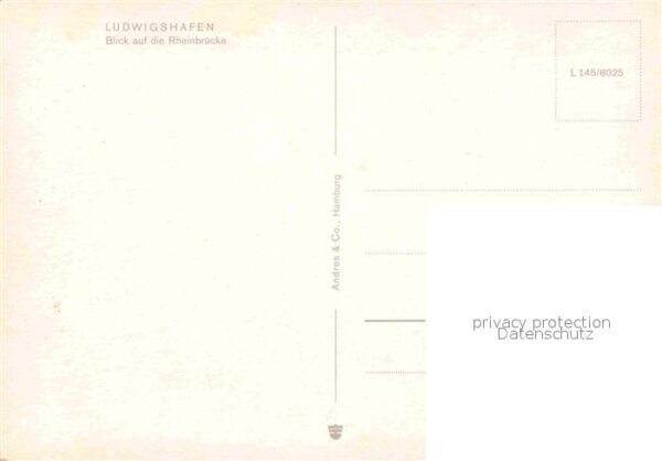 Ludwigshafen Rhein Panorama mit Rheinbrücke – Bild 2