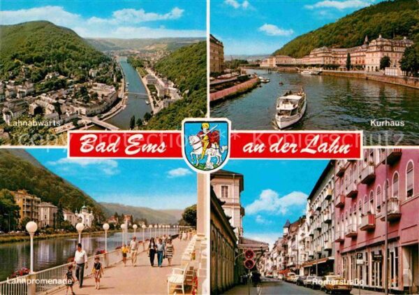 Bad Ems Panorama Kurhaus Lahnpromenade Römerstr