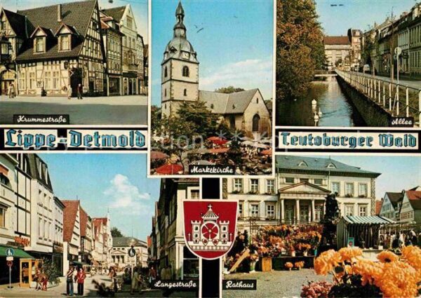 Detmold Krummestr Marktkirche Allee Langestr Ra