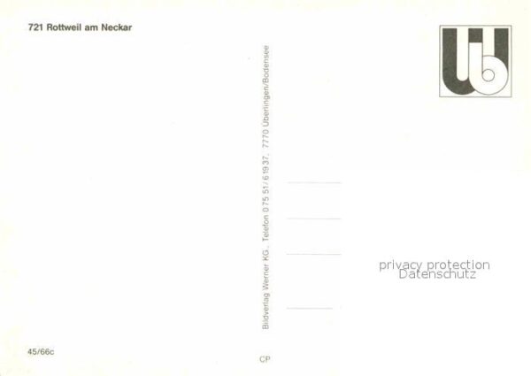 Rottweil Neckar Teilansicht – Bild 2