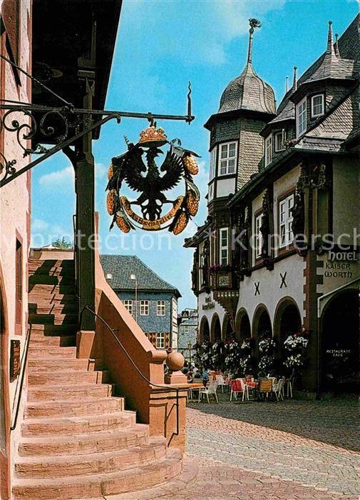 Goslar Rathaustreppe und Kaiserworth