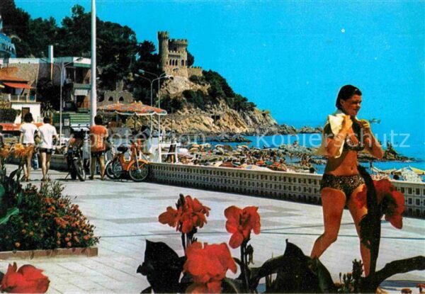 Lloret de Mar Detalle paseo Castillo