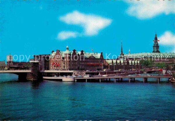 Copenhagen Kobenhavn Holmens Kanal Christiansborg Slot