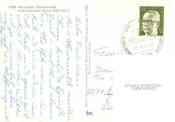 Bad Herrenalb Teilansicht – Bild 2