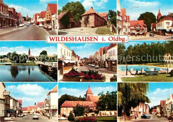 Wildeshausen Orts und Teilansichten Kirche Schwimmba
