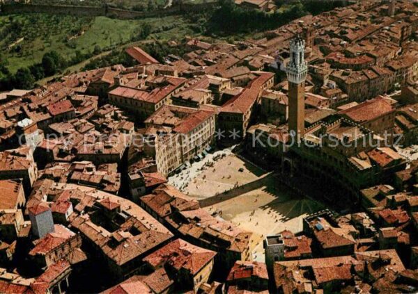 Siena Il Campo Veduta aerea