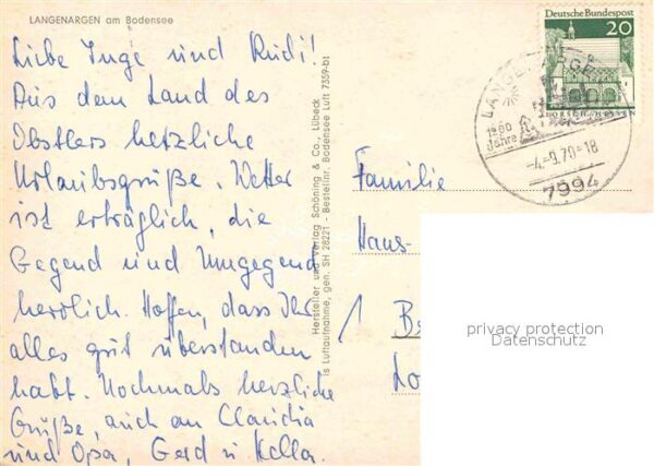 Langenargen Bodensee Fliegeraufnahme – Bild 2