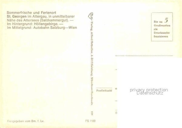 St Georgen Attergau Fliegeraufnahme mit Höllengebirge – Bild 2