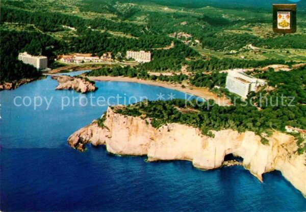 Cala Santa Galdana Fliegeraufnahme