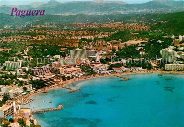 Paguera Mallorca Islas Baleares Fliegeraufnahme