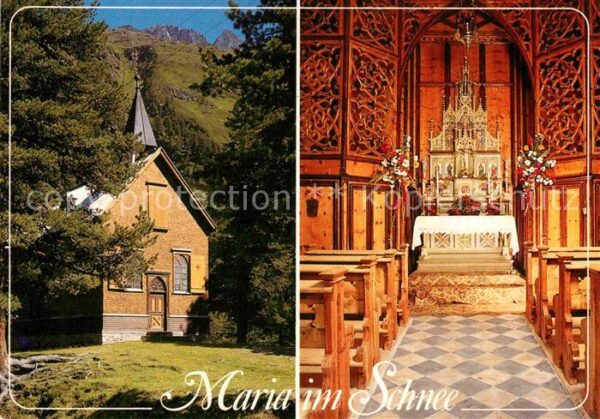 Kaunertal Kapelle Maria im Schnee beim Gepatschha