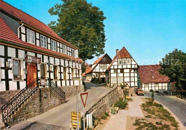 Tecklenburg Fachwerkhäuser beim Treppchen