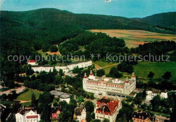 Bad Wildungen Kurhäuser Fliegeraufnahme