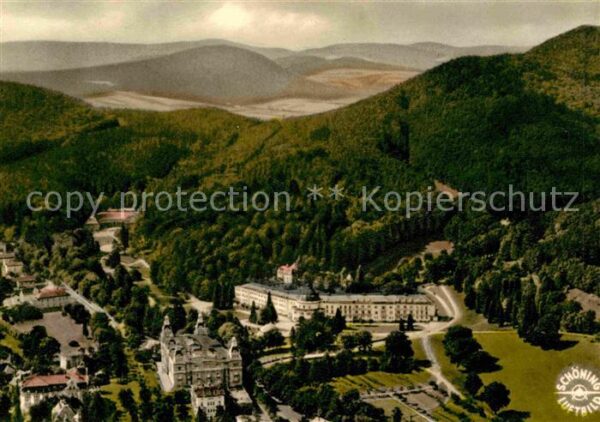 Bad Wildungen Kurhäuser Fliegeraufnahme