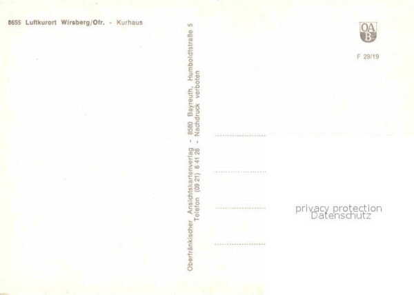 Wirsberg Kurhaus Luftkurort – Bild 2