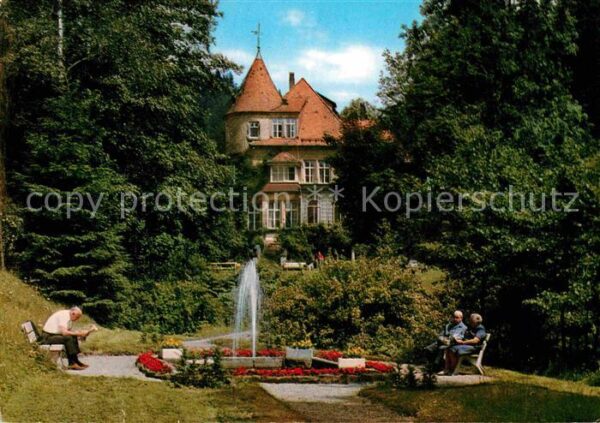 Wirsberg Frankenwald Sanatorium Park Luftkurort