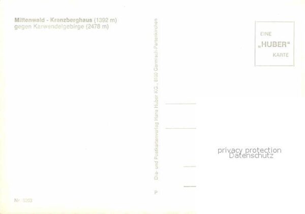 Mittenwald Karwendel Tirol Kranzberghaus gegen Karwendelgebirge Hu – Bild 2