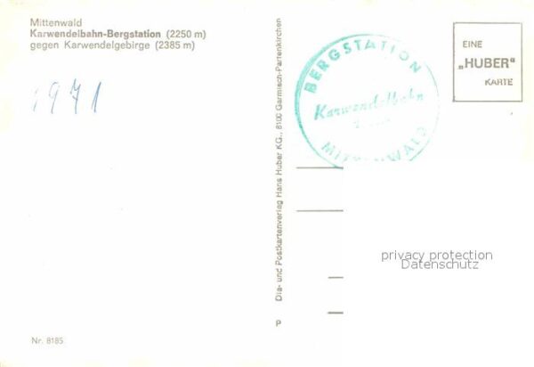 Mittenwald Karwendel Tirol Karwendelbahn Bergstation gegen Karwend – Bild 2