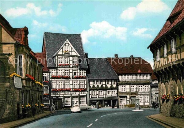 Gandersheim Bad Marktplatz Solbad Fachwerkhäuser
