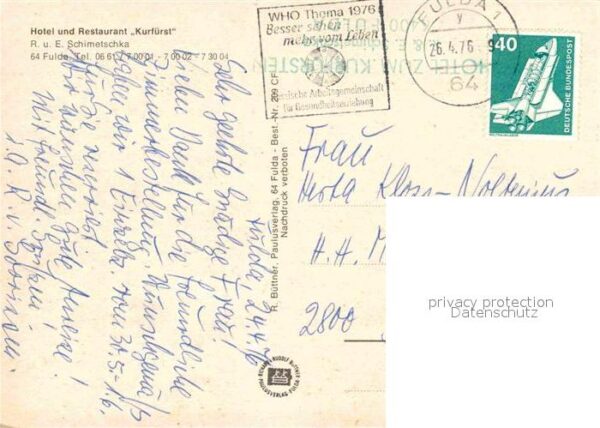 Fulda Hotel Restaurant Kurfürst – Bild 2