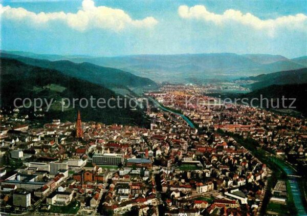 Freiburg Breisgau Fliegeraufnahme