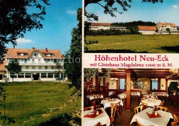 Furtwangen Höhenhotel Neu Eck mit Gästehaus Magdal