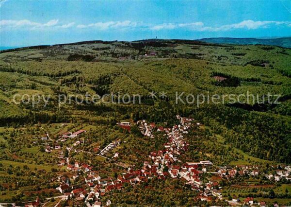 Gaiberg Erholungsort im Odenwald Fliegeraufnahm