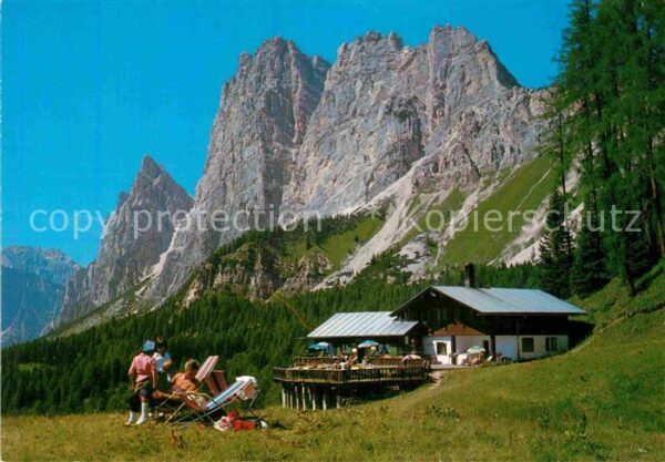 Cortina d Ampezzo Rifugio Mietres Berggasthaus Dolomiten
