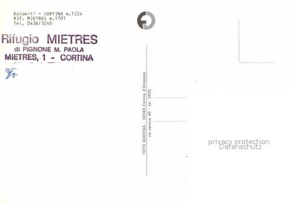 Cortina d Ampezzo Rifugio Mietres Berggasthaus Dolomiten – Bild 2