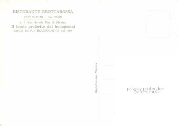 Rimini Ristorante Grottarossa Terrasse – Bild 2