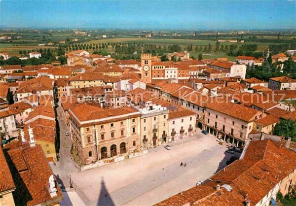 Cologna Veneta Panorama Piazza veduta aerea