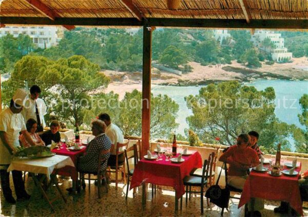 Portinatx Terraza Restaurante Pension Portinatx