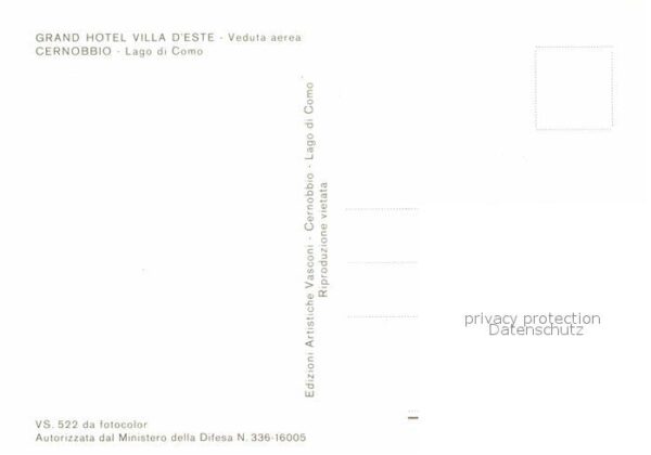 Cernobbio Lago di Como Grand Hotel Villa d_Este Comersee Flieg – Bild 2