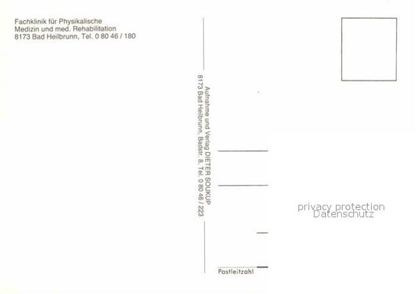 Bad Heilbrunn Fachklinik für Physikalische Medizin Re – Bild 2
