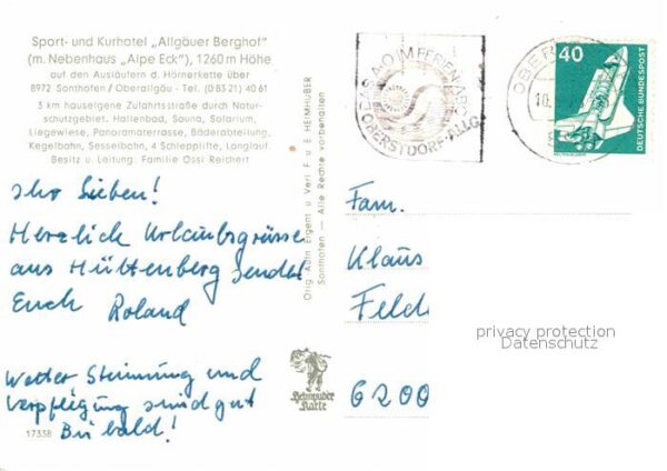 Sonthofen Oberallgaeu Sport und Kurhotel Allgäuer Berghof Ter – Bild 2