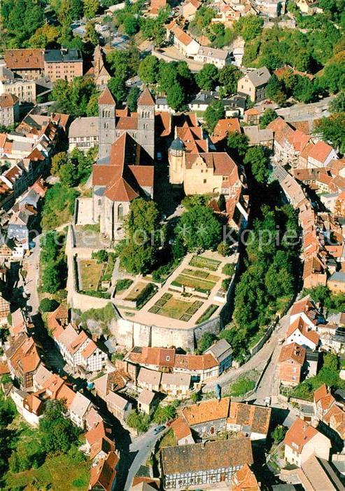 Quedlinburg Stiftskirche und Schloss Karte Nr 6039