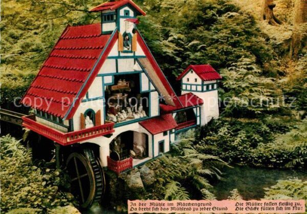 Bad Sachsa Harz Märchengrundmühle im Märchengrund Minia