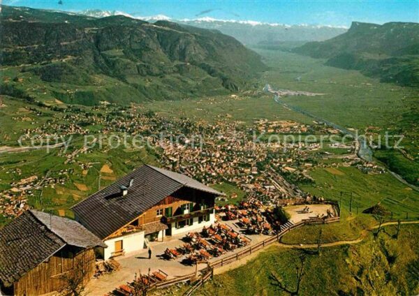 Dorf Tirol Berggaststätte Hochmut Texelgruppe Blic