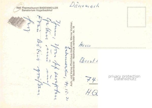 Badenweiler Sanatorium Vogelbachhof – Bild 2
