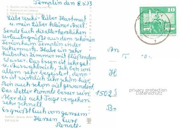 Templin Ponykutsche Badestrand Lübbesee FDGB Er – Bild 2