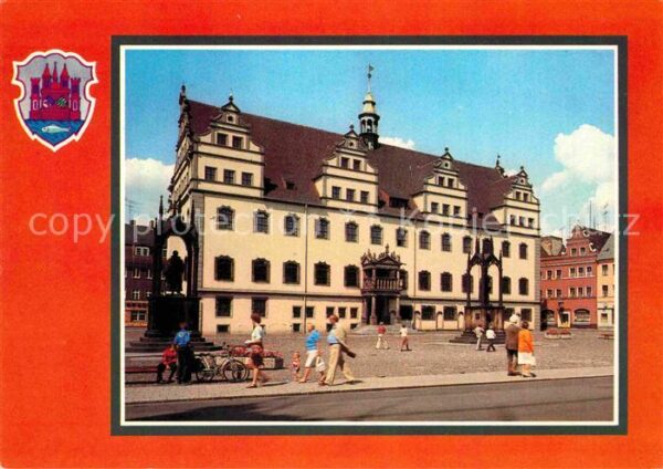 Wittenberg Lutherstadt Rathaus Martin Luther Denkmal Melanchth