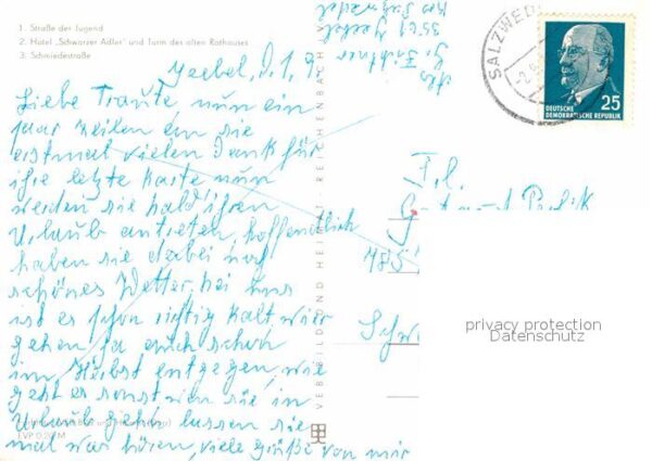 Salzwedel Strasse der Jugend Hotel Schwarzer Adle – Bild 2