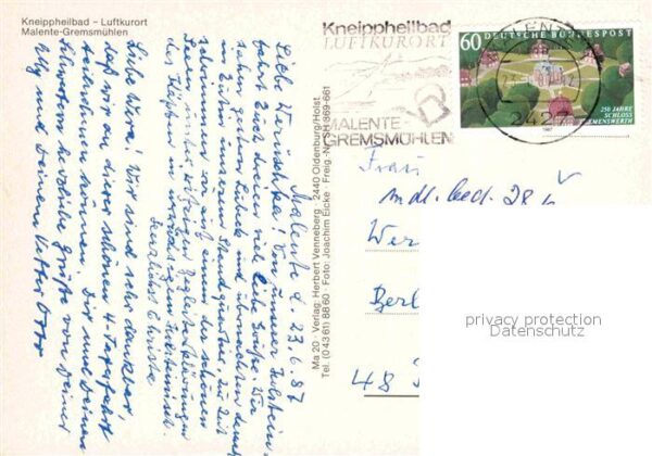 Malente-Gremsmuehlen Kneippheilbad Luftkurort Holsteinische – Bild 2