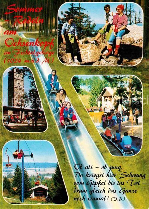 Bischofsgruen Sommerrodelbahn am Ochsenkopf Fichtelge