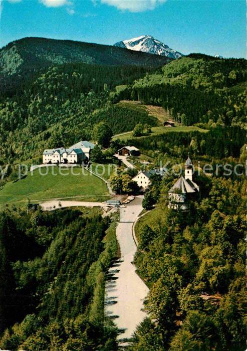 Maria Eck Wallfahrtsort mit Hochfelln Chiemgauer