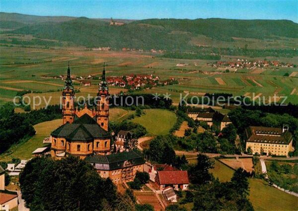 Vierzehnheiligen Basilika mit Blick ins Maintal Fliegera