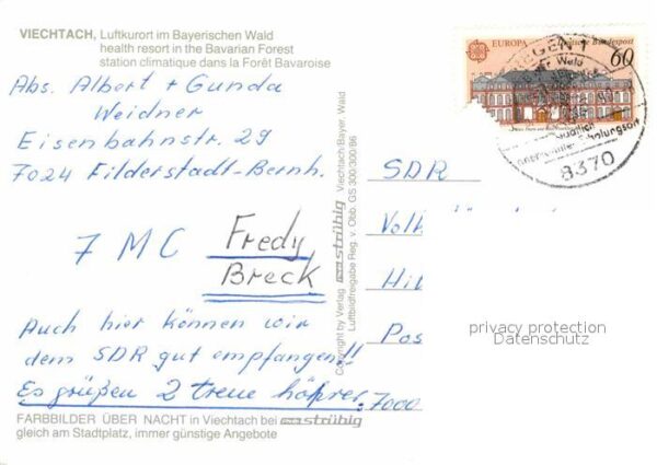 Viechtach Bayerischer Wald Luftkurort Fliegeraufnahme – Bild 2
