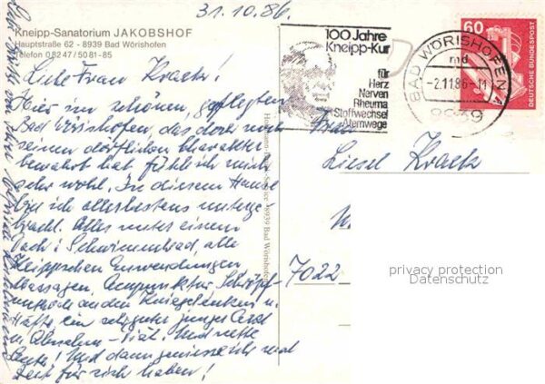 Bad Woerishofen Kneipp Sanatorium Jakobshof – Bild 2