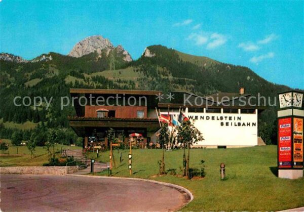 Osterhofen Bayrischzell Wendelstein mit Talstation der Seilschw