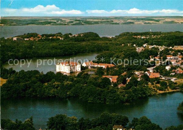 Gluecksburg Ostseebad Wasserschloss Fliegeraufnahme